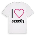 Jag älskar Gercüş t-shirt stort tryck