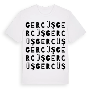 Gercüş ordlek t-shirt – ekologisk bomull t-shirt från Pinshirt