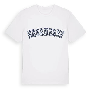 Hasankeyf college t-shirt – ekologisk bomull t-shirt från Pinshirt