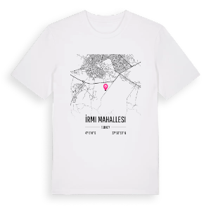 İrmi Mahallesi karta t-shirt – ekologisk bomull t-shirt från Pinshirt