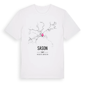 Sason karta t-shirt – ekologisk bomull t-shirt från Pinshirt