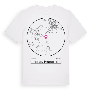 Şehit Nihat Özcan Mahallesi t-shirt – ekologisk bomull t-shirt från Pinshirt