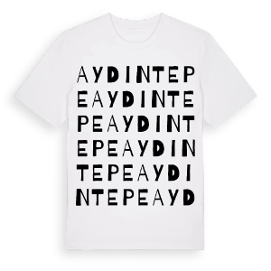 Aydıntepe ordlek t-shirt – ekologisk bomull t-shirt från Pinshirt