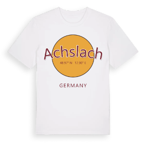 Achslach cirkel t-shirt – ekologisk bomull t-shirt från Pinshirt