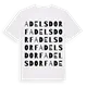 Adelsdorf ordlek t-shirt