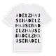 Adelzhausen ordlek t-shirt