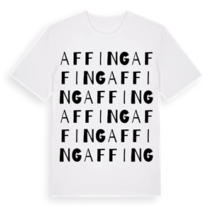 Affing ordlek t-shirt – ekologisk bomull t-shirt från Pinshirt
