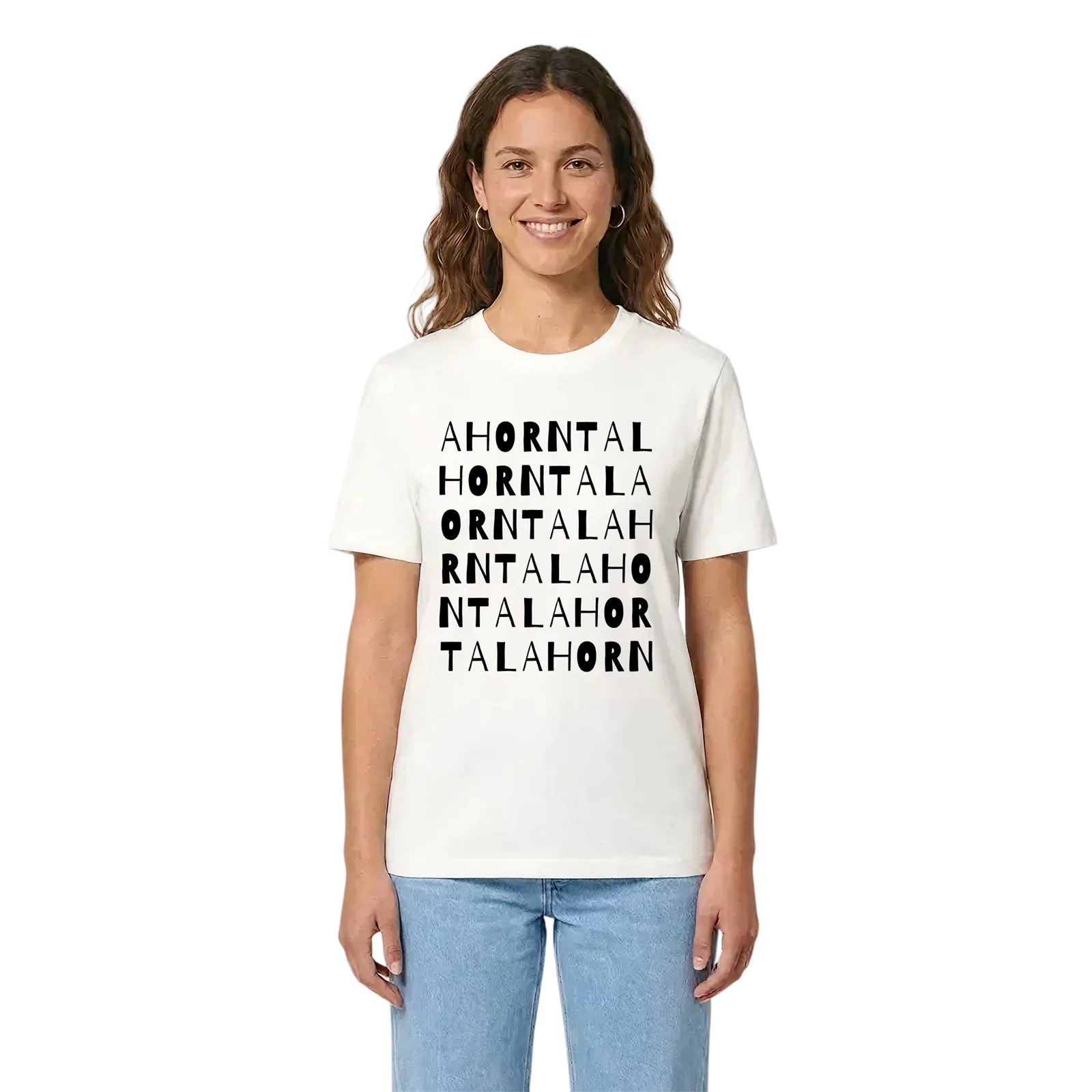 Ahorntal ordlek t-shirt – White, i miljö
