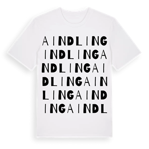Aindling ordlek t-shirt – ekologisk bomull t-shirt från Pinshirt