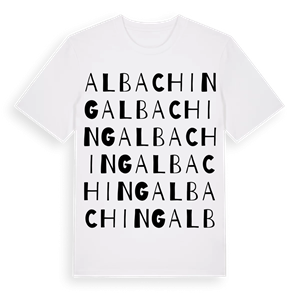 Albaching ordlek t-shirt – ekologisk bomull t-shirt från Pinshirt
