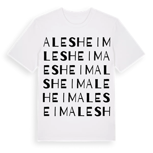 Alesheim ordlek t-shirt – ekologisk bomull t-shirt från Pinshirt
