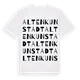 Altenkunstadt ordlek t-shirt
