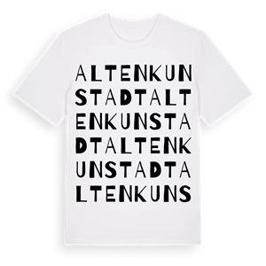 Altenkunstadt ordlek t-shirt – ekologisk bomull t-shirt från Pinshirt