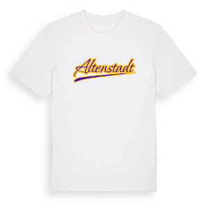 Altenstadt baseball t-shirt – ekologisk bomull t-shirt från Pinshirt