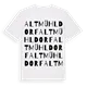Altmühldorf ordlek t-shirt