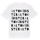 Altomünster ordlek t-shirt