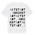 Altstadt, Innenstadt ordlek t-shirt