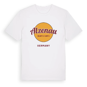 Alzenau cirkel t-shirt – ekologisk bomull t-shirt från Pinshirt