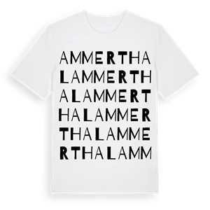 Ammerthal ordlek t-shirt – ekologisk bomull t-shirt från Pinshirt