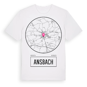 Ansbach t-shirt – ekologisk bomull t-shirt från Pinshirt