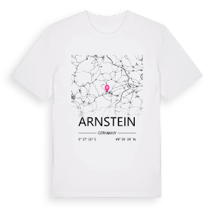 Arnstein karta t-shirt – ekologisk bomull t-shirt från Pinshirt