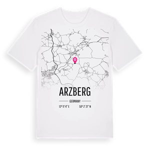 Arzberg karta t-shirt – ekologisk bomull t-shirt från Pinshirt