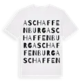 Aschaffenburg ordlek t-shirt