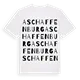 Aschaffenburg ordlek t-shirt
