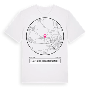 Atzenhof, Burgfarrnbach t-shirt – ekologisk bomull t-shirt från Pinshirt