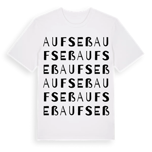Aufseß ordlek t-shirt – ekologisk bomull t-shirt från Pinshirt