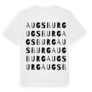 Augsburg ordlek t-shirt – ekologisk bomull t-shirt från Pinshirt