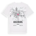 Augsburg karta t-shirt