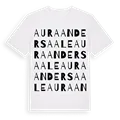 Aura an der Saale ordlek t-shirt