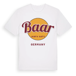 Baar cirkel t-shirt – ekologisk bomull t-shirt från Pinshirt