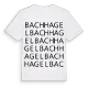 Bachhagel ordlek t-shirt