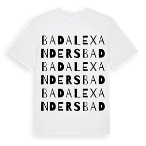 Bad Alexandersbad ordlek t-shirt – ekologisk bomull t-shirt från Pinshirt