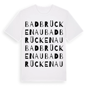 Bad Brückenau ordlek t-shirt – ekologisk bomull t-shirt från Pinshirt