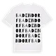Bad Endorf ordlek t-shirt