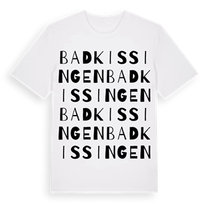Bad Kissingen ordlek t-shirt – ekologisk bomull t-shirt från Pinshirt