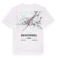 Bad Reichenhall karta t-shirt