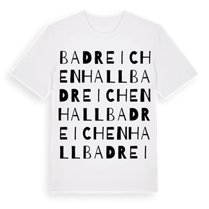 Bad Reichenhall ordlek t-shirt – ekologisk bomull t-shirt från Pinshirt