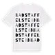 Bad Staffelstein ordlek t-shirt