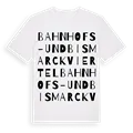 Bahnhofs- und Bismarckviertel ordlek t-shirt