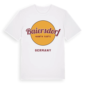 Baiersdorf cirkel t-shirt – ekologisk bomull t-shirt från Pinshirt