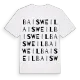 Baisweil ordlek t-shirt