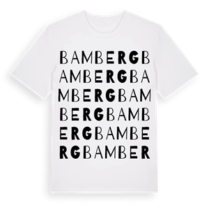 Bamberg ordlek t-shirt – ekologisk bomull t-shirt från Pinshirt