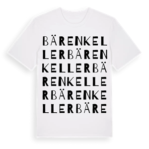 Bärenkeller ordlek t-shirt – ekologisk bomull t-shirt från Pinshirt