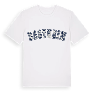 Bastheim college t-shirt – ekologisk bomull t-shirt från Pinshirt