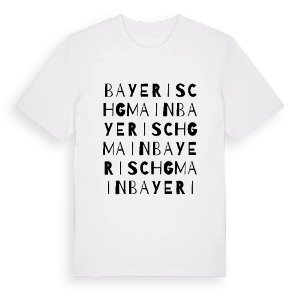 Bayerisch Gmain ordlek t-shirt – ekologisk bomull t-shirt från Pinshirt