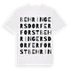 Behringersdorfer Forst ordlek t-shirt